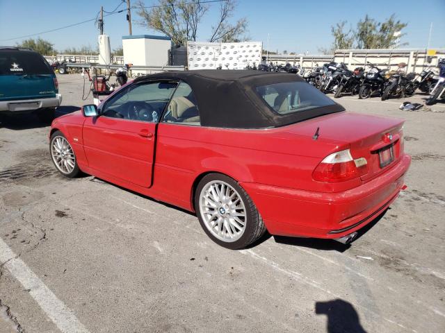 WBABS53453EV90294 - 2003 BMW 330CI RED photo 2
