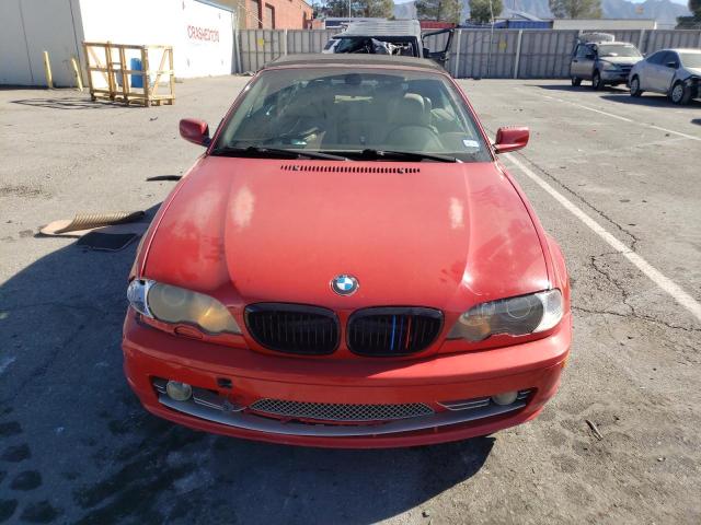 WBABS53453EV90294 - 2003 BMW 330CI RED photo 5