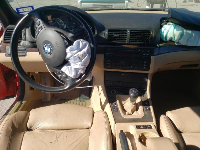 WBABS53453EV90294 - 2003 BMW 330CI RED photo 8
