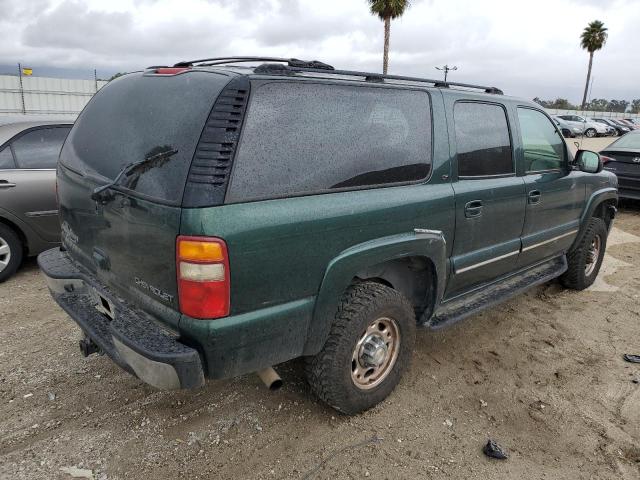 3GNGK26U82G251241 - 2002 CHEVROLET SUBURBAN K GREEN photo 4