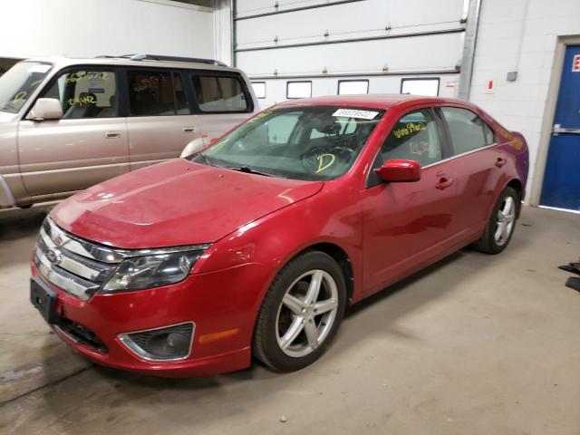 3FAHP0JA7AR286068 - 2010 FORD FUSION SEL RED photo 2