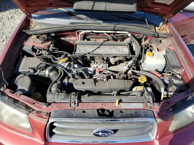 JF1SG69694H705052 - 2004 SUBARU FORESTER 2 BURGUNDY photo 7