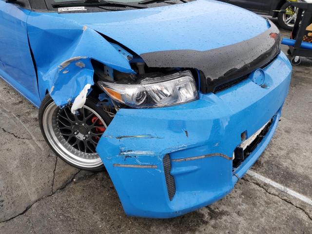JTLZE4FEXB1134924 - 2011 TOYOTA SCION XB BLUE photo 9