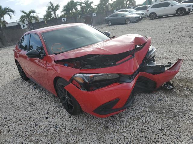 19XFL2H81NE013197 - 2022 HONDA CIVIC SPOR 红色 照片 1