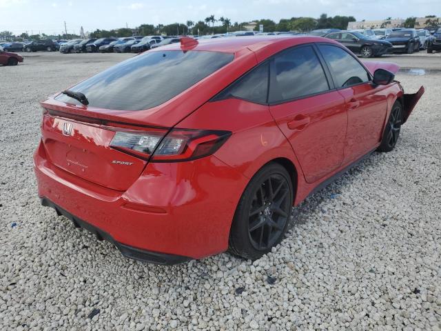 19XFL2H81NE013197 - 2022 HONDA CIVIC SPOR 红色 照片 4