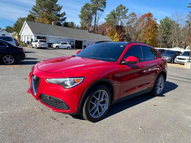 ZASFAKNNXJ7B65142 - 2018 ALFA ROMEO STELVIO TI RED photo 1