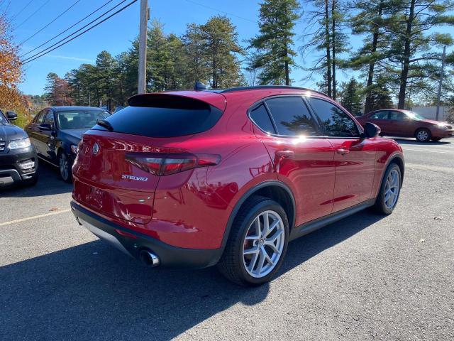 ZASFAKNNXJ7B65142 - 2018 ALFA ROMEO STELVIO TI RED photo 3