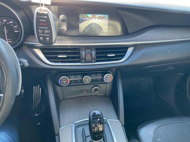 ZASFAKNNXJ7B65142 - 2018 ALFA ROMEO STELVIO TI RED photo 9