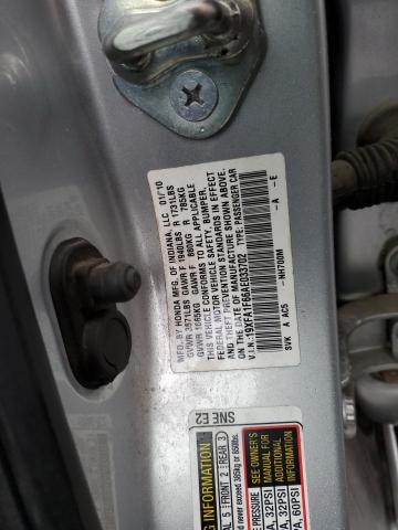 19XFA1F66AE033702 - 2010 HONDA CIVIC LX-S Күміс фото 12