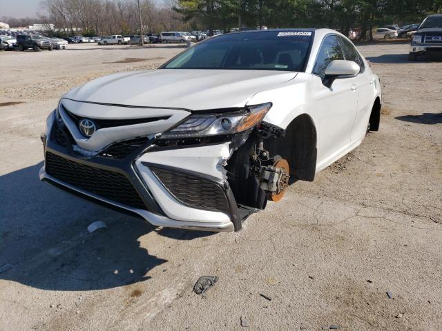 4T1K61AK8MU558668 - 2021 TOYOTA CAMRY XSE WHITE photo 9