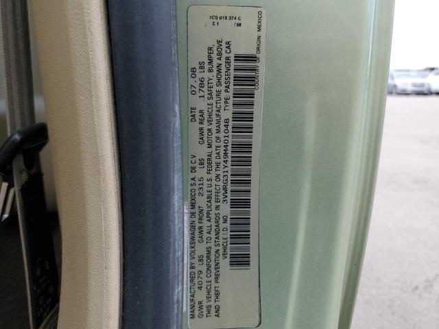 3VWRG31Y49M401048 - 2009 VOLKSWAGEN NEW BEETLE 绿色 照片 12