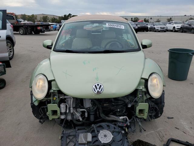 3VWRG31Y49M401048 - 2009 VOLKSWAGEN NEW BEETLE 绿色 照片 5