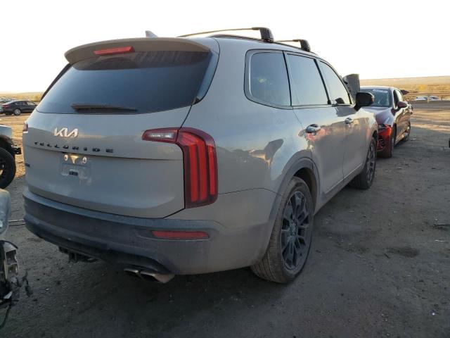 5XYP5DHC2NG222367 - 2022 KIA TELLURIDE GRAY photo 4