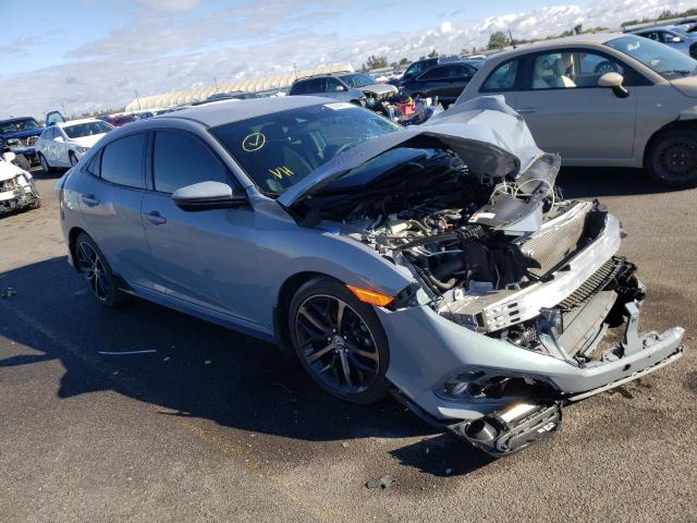 SHHFK7H43MU403447 - 2021 HONDA CIVIC SPOR GRAY photo 1