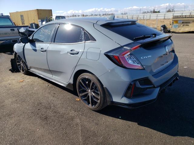 SHHFK7H43MU403447 - 2021 HONDA CIVIC SPOR GRAY photo 3