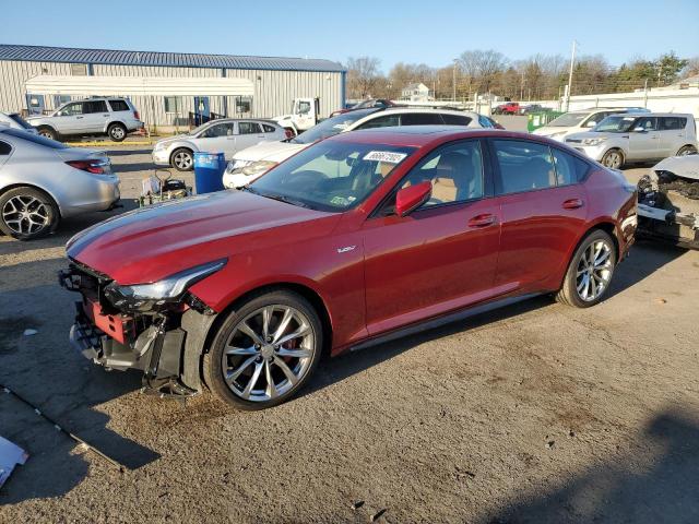 1G6DV5RW1N0112761 - 2022 CADILLAC CT5-V RED photo 1