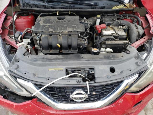 3N1AB7AP6JL610284 - 2018 NISSAN SENTRA SV RED photo 11