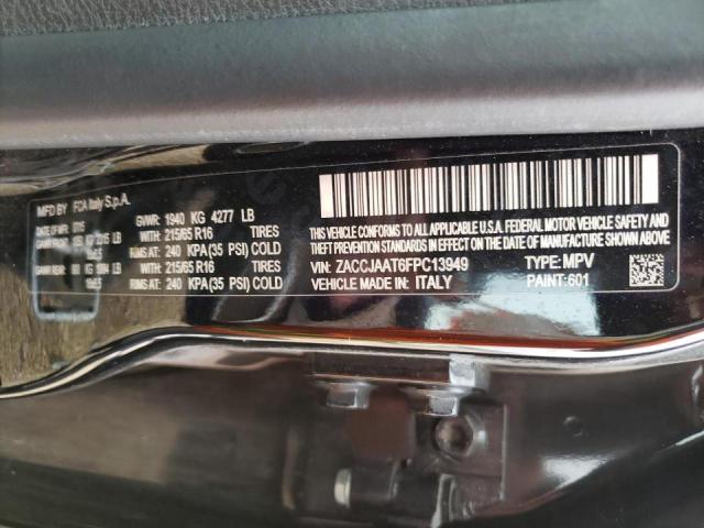 ZACCJAAT6FPC13949 - 2015 JEEP RENEGADE S Qara foto 10