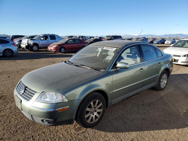 WVWPD63B93P439955 - 2003 VOLKSWAGEN PASSAT GLS GREEN photo 2