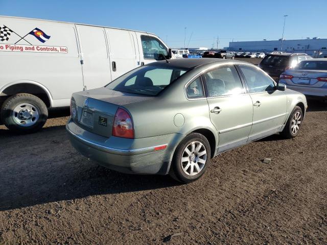 WVWPD63B93P439955 - 2003 VOLKSWAGEN PASSAT GLS GREEN photo 4