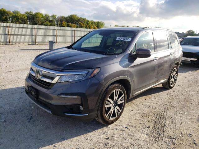 5FNYF5H64NB004150 - 2022 HONDA PILOT TOUR GRAY photo 2