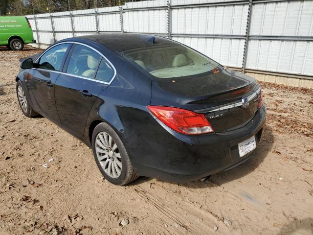 W04GY5GVXB1065743 - 2011 BUICK REGAL CXL BLUE photo 3