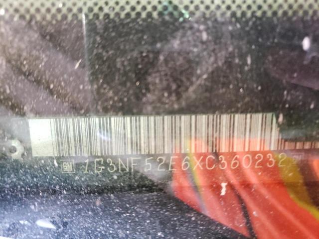 1G3NF52E6XC360232 - 1999 OLDSMOBILE ALERO GLS 白色 照片 10