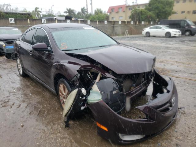 1YVHZ8CH9A5M56537 - 2010 MAZDA 6 I BURGUNDY photo 1