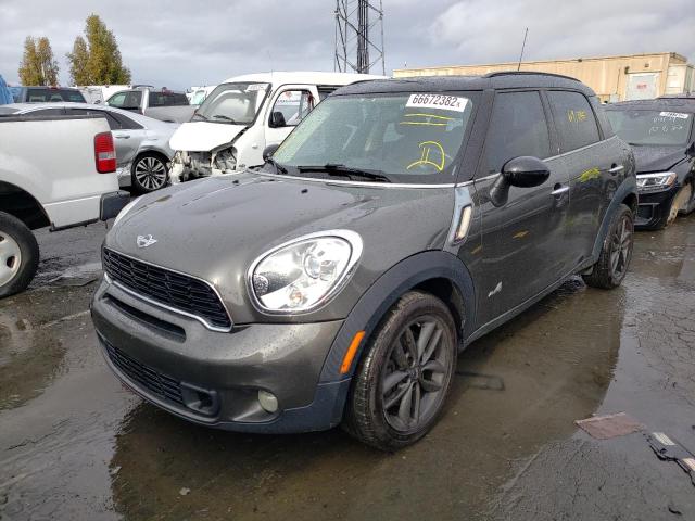 WMWZC5C57CWL57239 - 2012 MINI COOPER S C GRAY photo 2