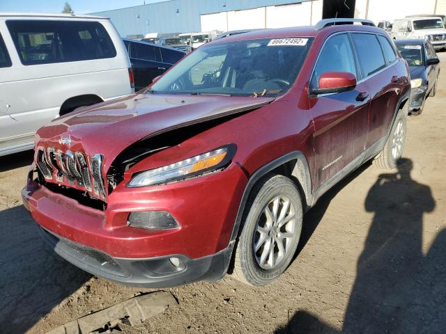 1C4PJMCB7GW333321 - 2016 JEEP CHEROKEE L MAROON photo 2