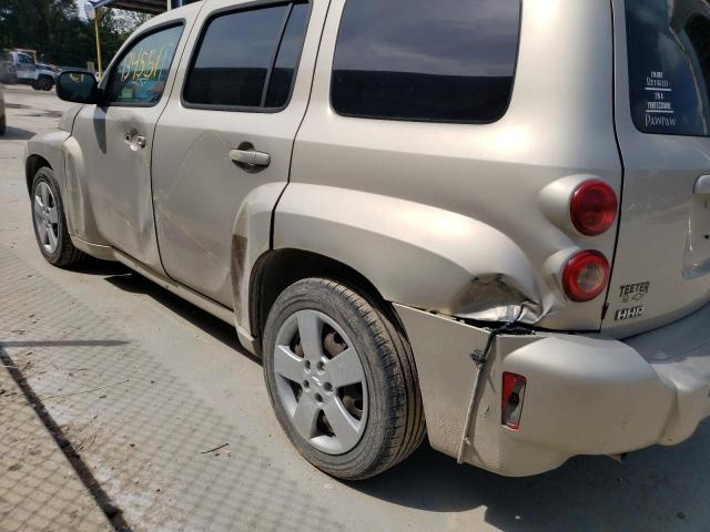 3GNCA33B09S597611 - 2009 CHEVROLET HHR LS GOLD photo 9