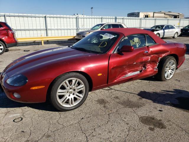 SAJDA42C242A39961 - 2004 JAGUAR XK8 MAROON photo 1