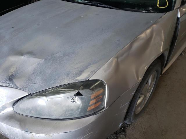 2G2WP552861299204 - 2006 PONTIAC GRAND PRIX ვერცხლისფერი ფოტო 9