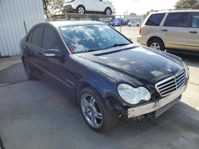 WDBRF65J83F393207 - 2003 MERCEDES-BENZ C 32 AMG K BLACK photo 1