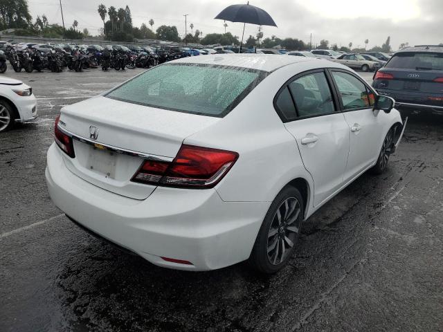 19XFB2F97EE210891 - 2014 HONDA CIVIC EXL أبيض صورة 4