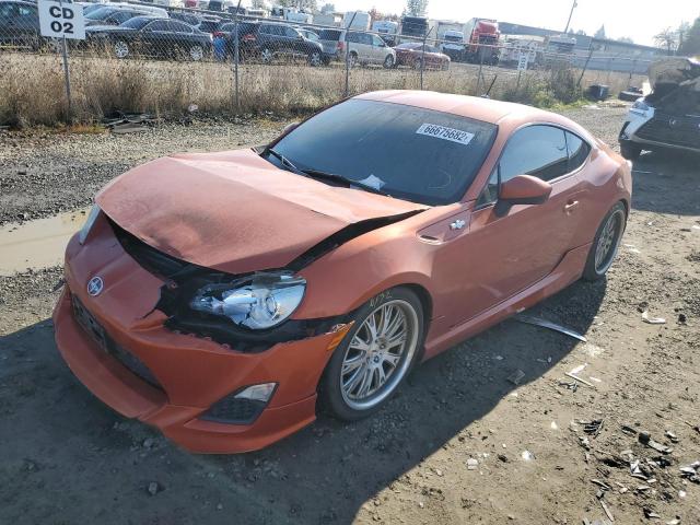 JF1ZNAA19D2704977 - 2013 TOYOTA SCION FR-S ORANGE photo 2