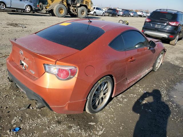 JF1ZNAA19D2704977 - 2013 TOYOTA SCION FR-S ORANGE photo 4