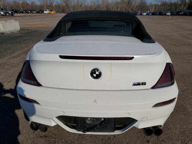 WBSEK93538CY79136 - 2008 BMW M6 WHITE photo 6