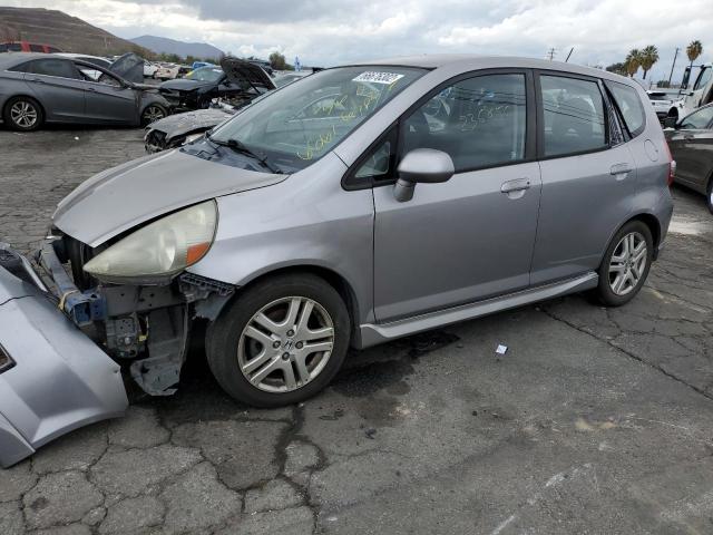 JHMGD38627S015870 - 2007 HONDA FIT S GRAY photo 2