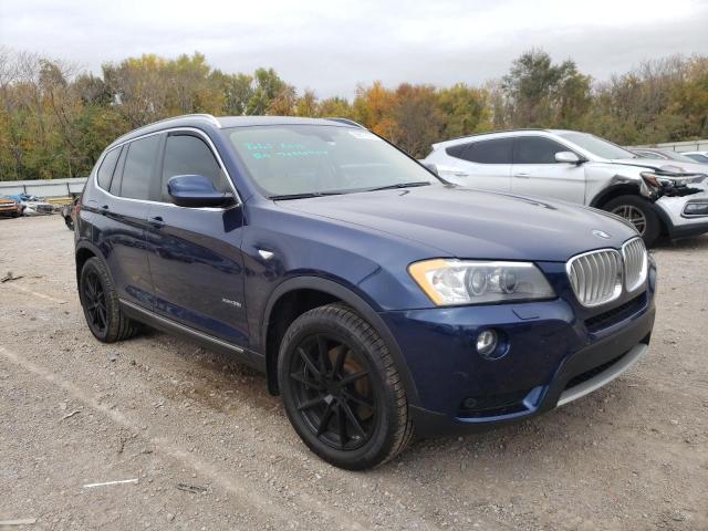 5UXWX7C5XE0E80255 - 2014 BMW X3 XDRIVE3 BLUE photo 1