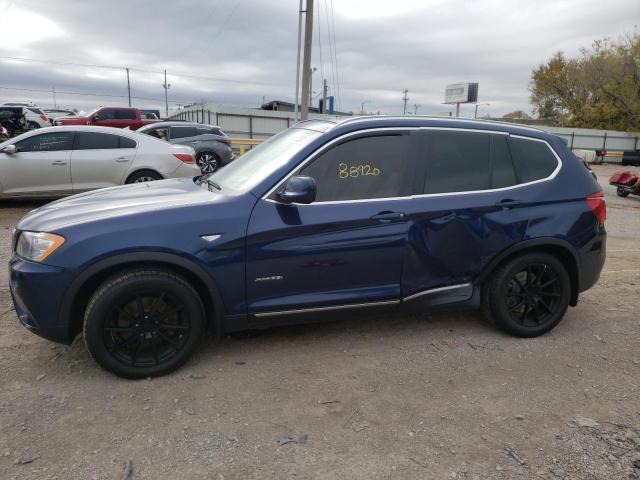 5UXWX7C5XE0E80255 - 2014 BMW X3 XDRIVE3 BLUE photo 9