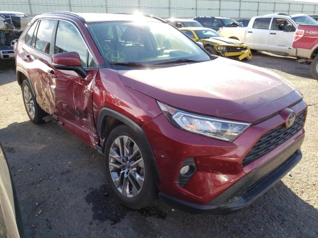 JTMA1RFV6KD005093 - 2019 TOYOTA RAV4 XLE P MAROON photo 1