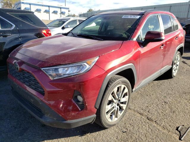 JTMA1RFV6KD005093 - 2019 TOYOTA RAV4 XLE P MAROON photo 2