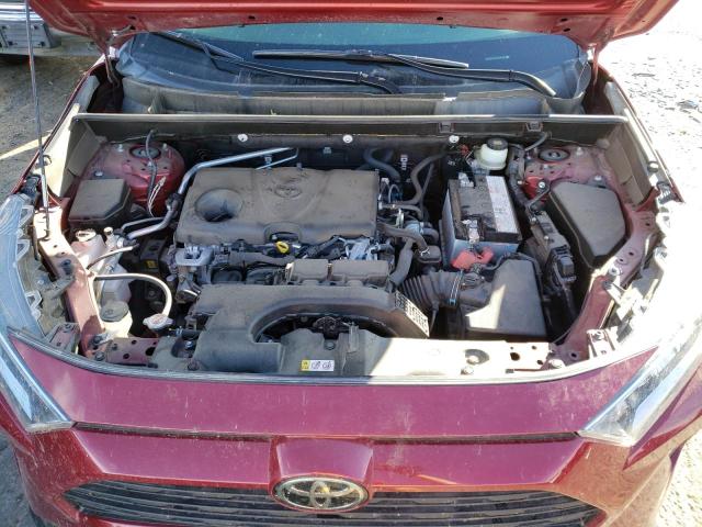 JTMA1RFV6KD005093 - 2019 TOYOTA RAV4 XLE P MAROON photo 7