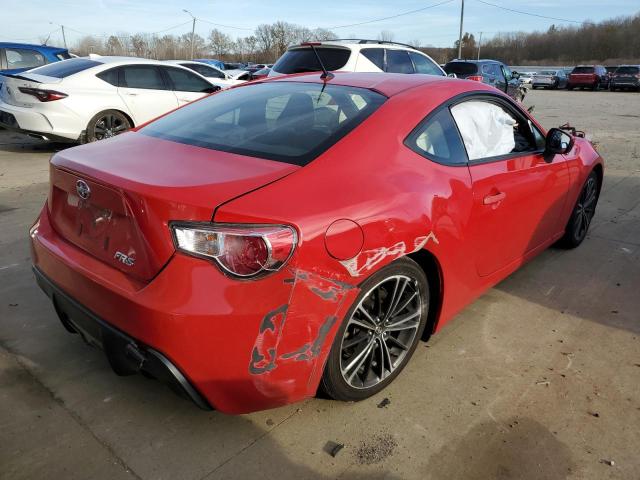 JF1ZNAA19D2708608 - 2013 TOYOTA SCION FR-S RED photo 4