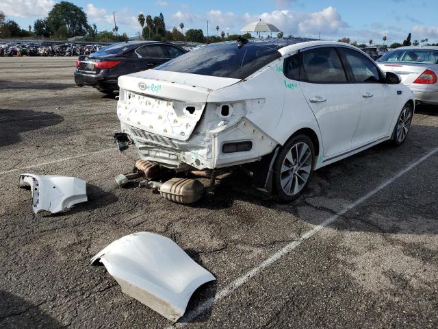 5XXGV4L24GG027196 - 2016 KIA OPTIMA SXL WHITE photo 4