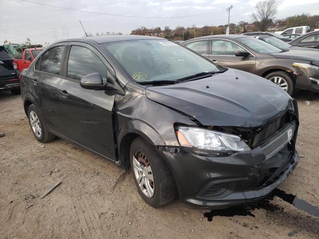 1G1JB5SG4H4154889 - 2017 CHEVROLET SONIC LS CHARCOAL photo 1