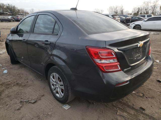 1G1JB5SG4H4154889 - 2017 CHEVROLET SONIC LS CHARCOAL photo 3
