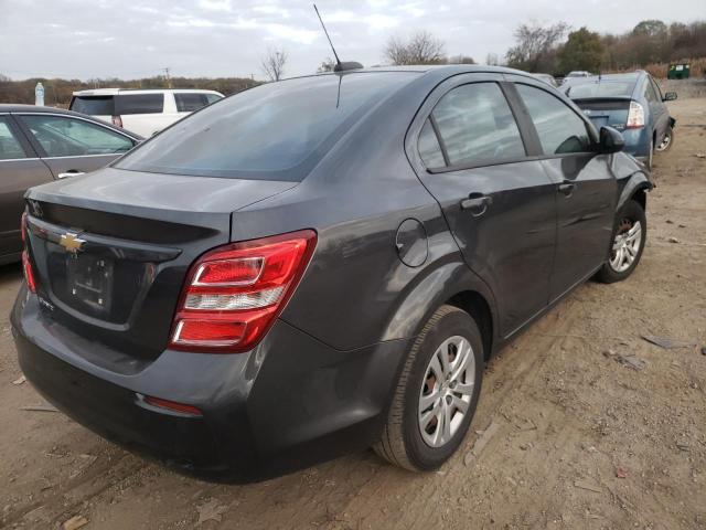 1G1JB5SG4H4154889 - 2017 CHEVROLET SONIC LS CHARCOAL photo 4