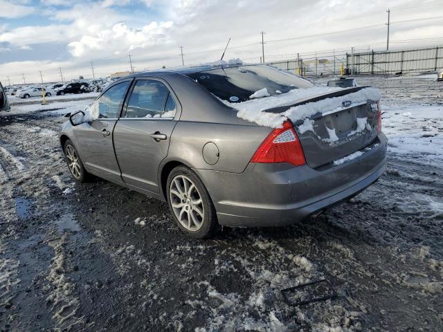 3FAHP0CG2BR345451 - 2011 FORD FUSION SEL GRAY photo 3